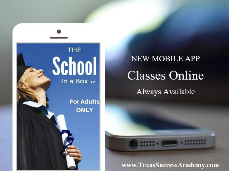 Take classes on your cell phone and earn our diploma.