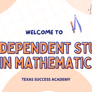 Independent Study in Mathematics